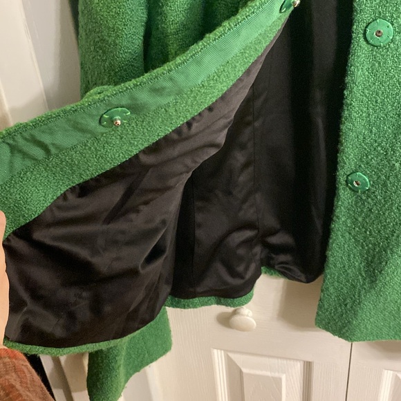 Lafayette 148 NY Green Wool Suit Skirt Set - Picture 8 of 14